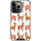 Cat Coq Alpacas iPhone 14 Pro Clear Case